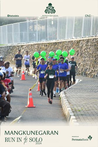 Race photo from Mangkunegaran Run 2024