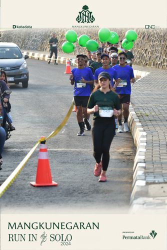 Race photo from Mangkunegaran Run 2024