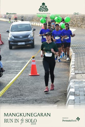 Race photo from Mangkunegaran Run 2024