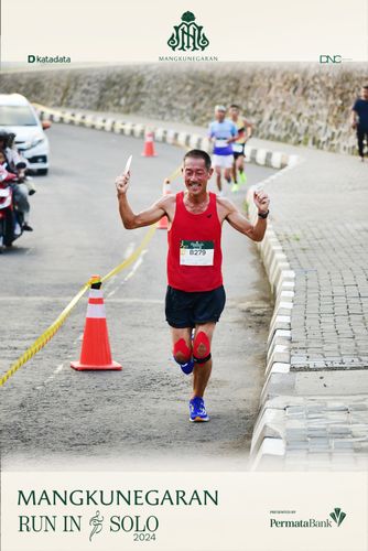 Race photo from Mangkunegaran Run 2024