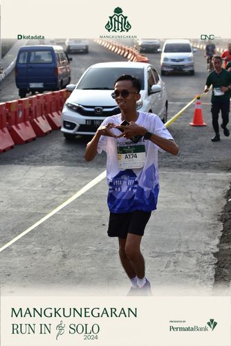 Race photo from Mangkunegaran Run 2024