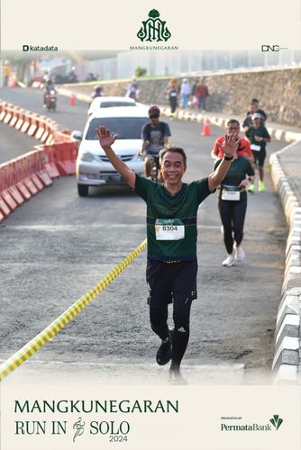 Race photo from Mangkunegaran Run 2024