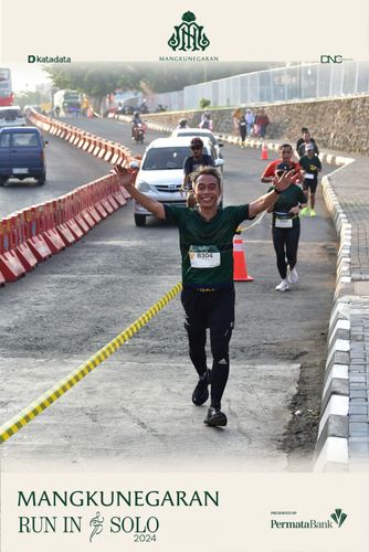 Race photo from Mangkunegaran Run 2024