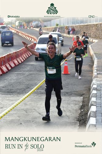 Race photo from Mangkunegaran Run 2024