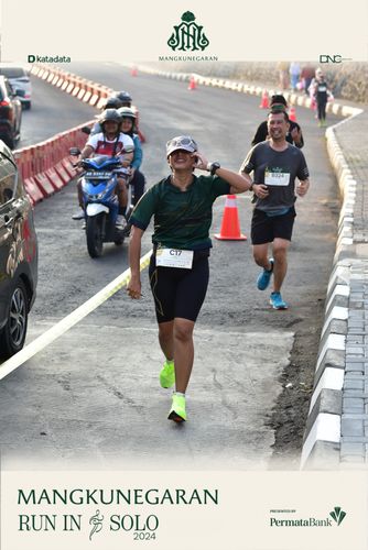 Race photo from Mangkunegaran Run 2024