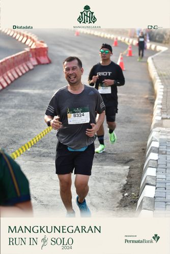 Race photo from Mangkunegaran Run 2024