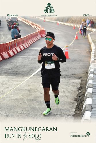 Race photo from Mangkunegaran Run 2024