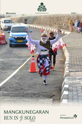 Race photo from Mangkunegaran Run 2024