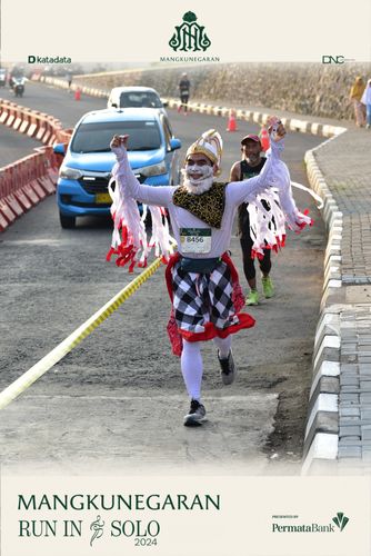 Race photo from Mangkunegaran Run 2024