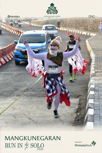 Race photo from Mangkunegaran Run 2024