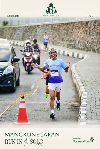 Race photo from Mangkunegaran Run 2024