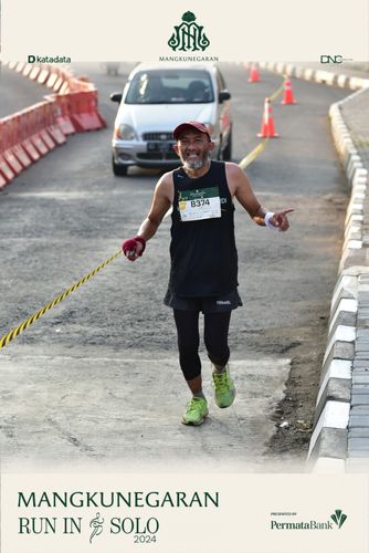 Race photo from Mangkunegaran Run 2024