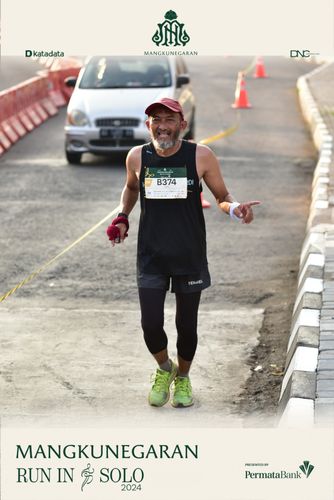 Race photo from Mangkunegaran Run 2024