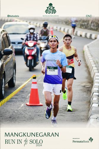 Race photo from Mangkunegaran Run 2024