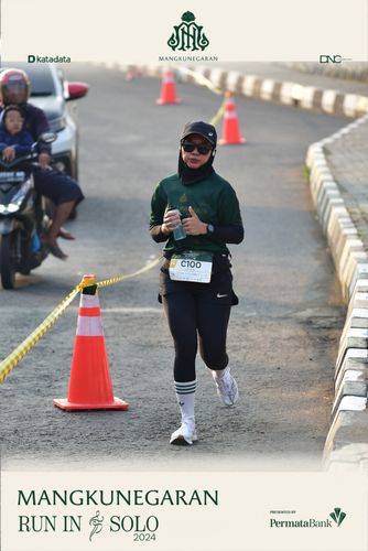 Race photo from Mangkunegaran Run 2024