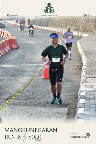 Race photo from Mangkunegaran Run 2024