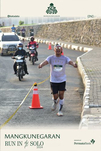 Race photo from Mangkunegaran Run 2024