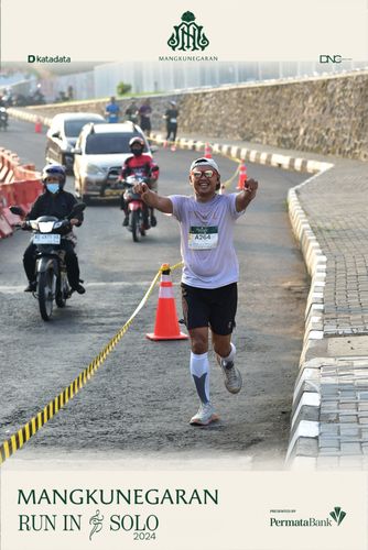 Race photo from Mangkunegaran Run 2024