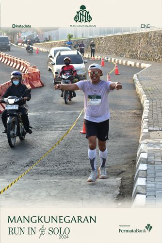 Race photo from Mangkunegaran Run 2024