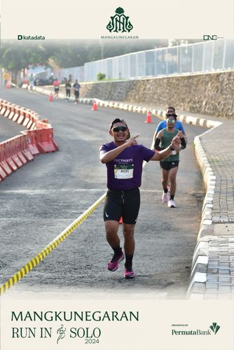Race photo from Mangkunegaran Run 2024