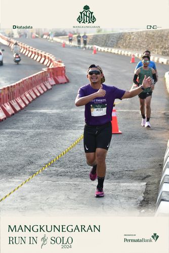 Race photo from Mangkunegaran Run 2024