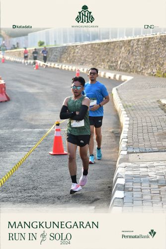 Race photo from Mangkunegaran Run 2024