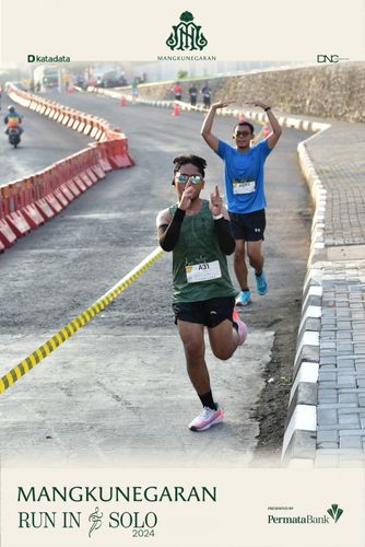 Race photo from Mangkunegaran Run 2024
