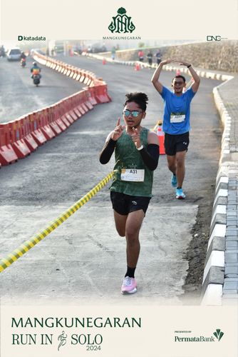 Race photo from Mangkunegaran Run 2024