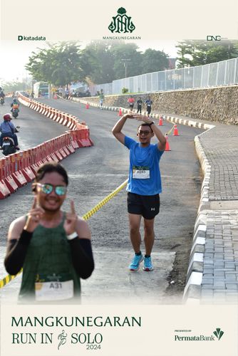 Race photo from Mangkunegaran Run 2024