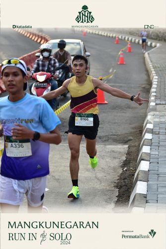Race photo from Mangkunegaran Run 2024