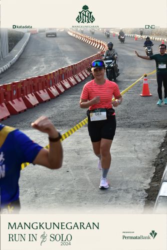 Race photo from Mangkunegaran Run 2024