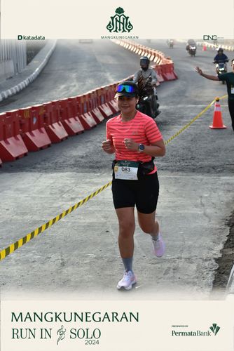 Race photo from Mangkunegaran Run 2024