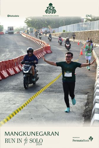 Race photo from Mangkunegaran Run 2024