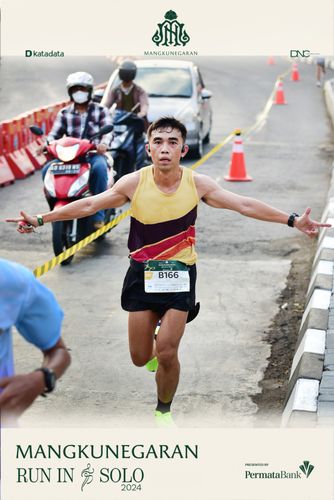 Race photo from Mangkunegaran Run 2024
