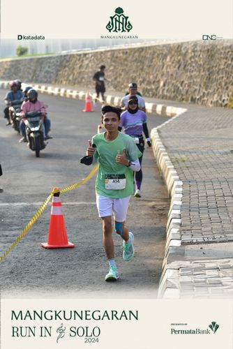 Race photo from Mangkunegaran Run 2024
