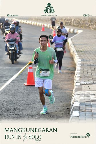 Race photo from Mangkunegaran Run 2024