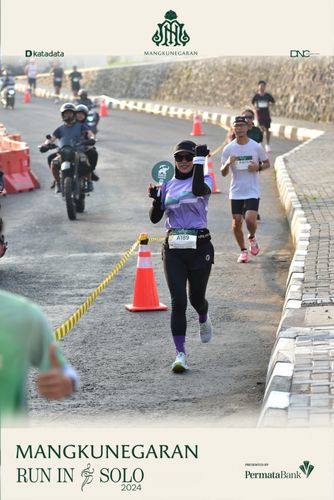 Race photo from Mangkunegaran Run 2024