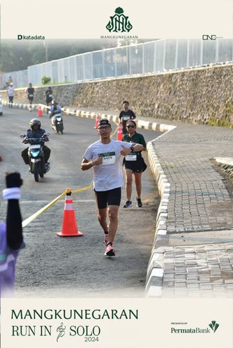 Race photo from Mangkunegaran Run 2024