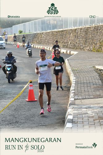 Race photo from Mangkunegaran Run 2024