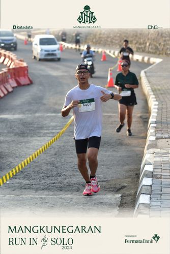 Race photo from Mangkunegaran Run 2024