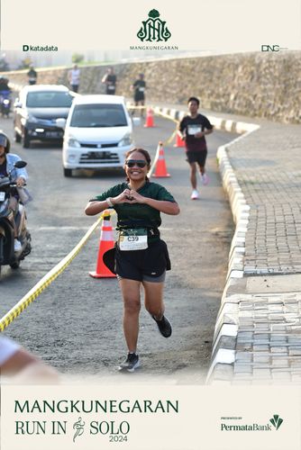 Race photo from Mangkunegaran Run 2024
