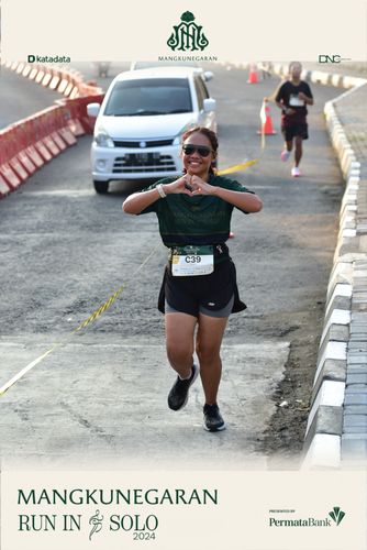 Race photo from Mangkunegaran Run 2024