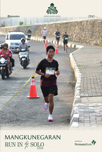 Race photo from Mangkunegaran Run 2024