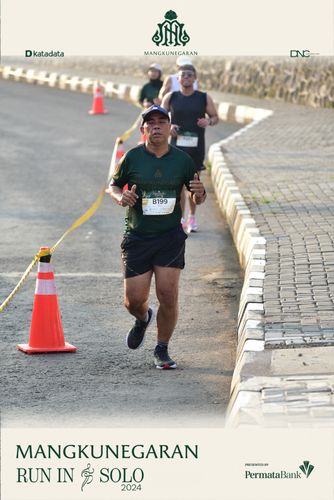Race photo from Mangkunegaran Run 2024