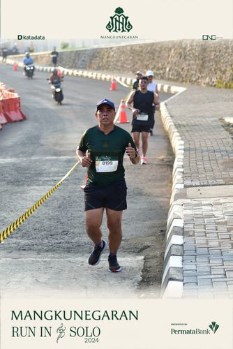 Race photo from Mangkunegaran Run 2024