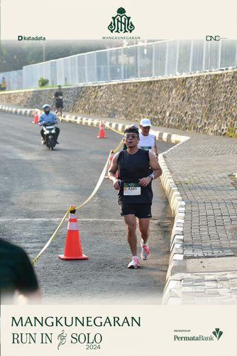 Race photo from Mangkunegaran Run 2024