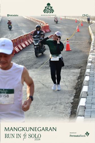 Race photo from Mangkunegaran Run 2024