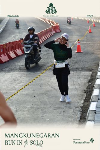 Race photo from Mangkunegaran Run 2024