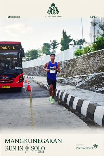 Race photo from Mangkunegaran Run 2024