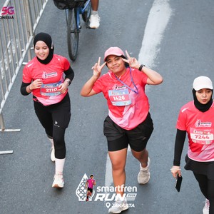 Race photo from SMARTFREN RUN 2026